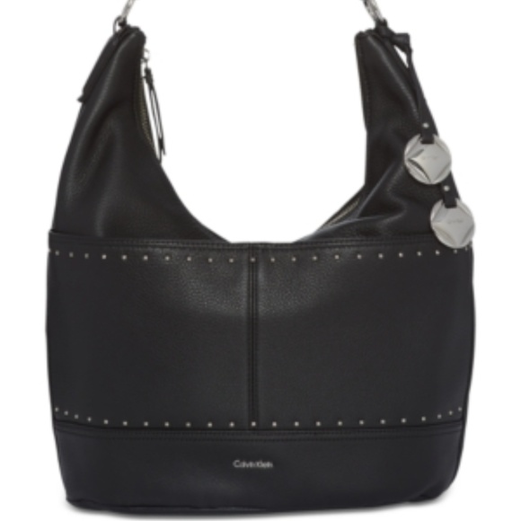 calvin klein avery pebble satchel